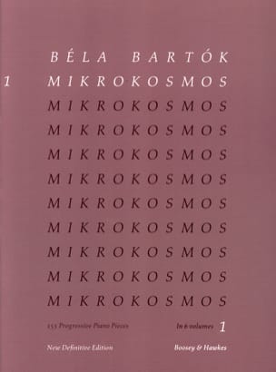Partition Mikrokosmos Volume 1 De Bartok Pour Partition Piano Chez Boosey - 