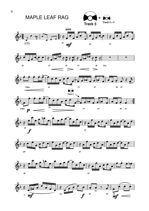 The World Of Ragtime - Partition - Clarinette