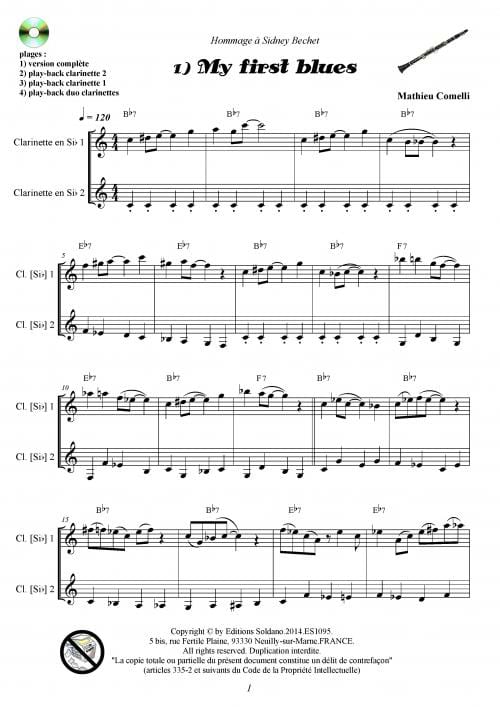 Jazz a 2 - Mathieu Comelli - Partition