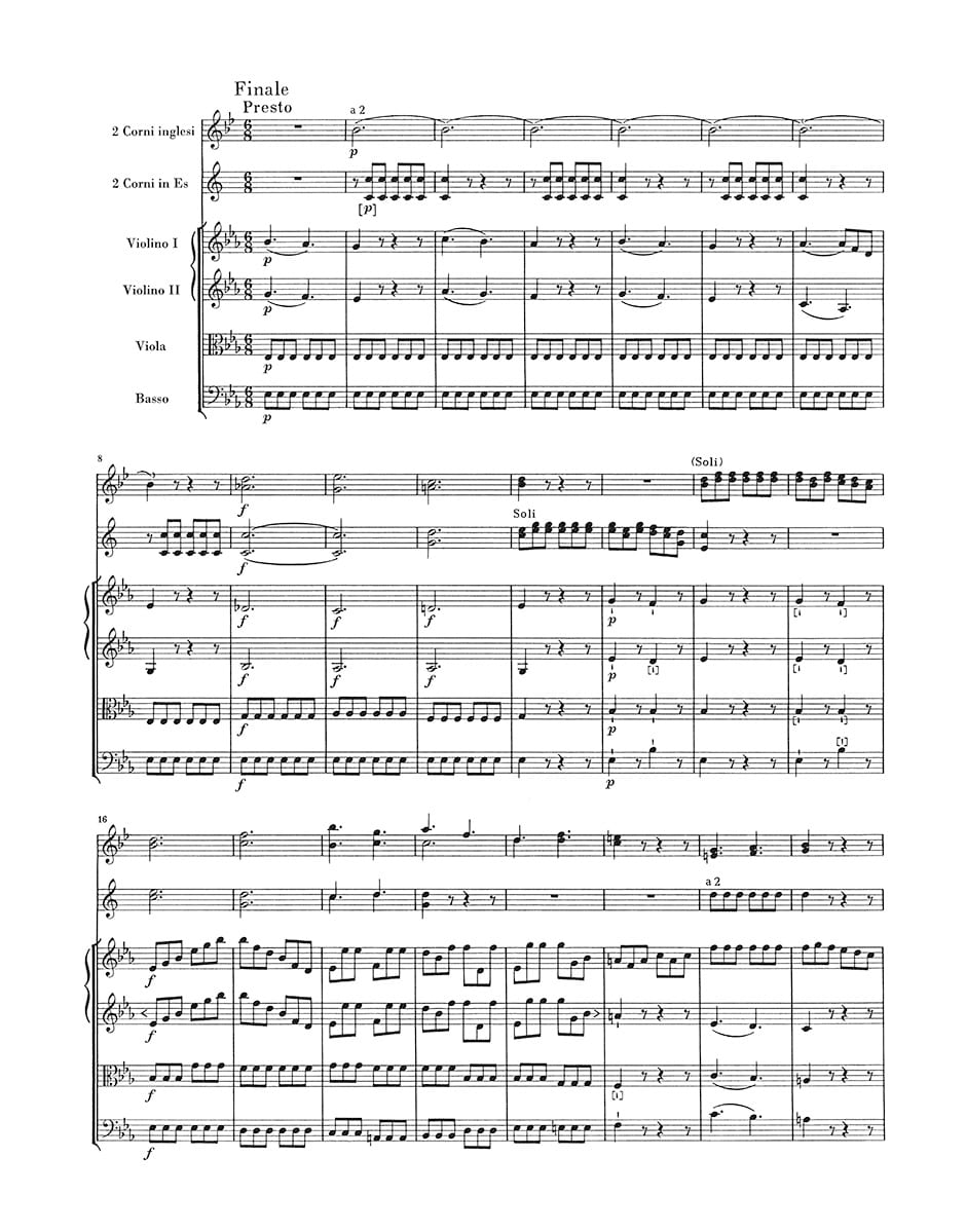 Symphonie n° 22 en Mib M. - Joseph Haydn - Partition - Grand format