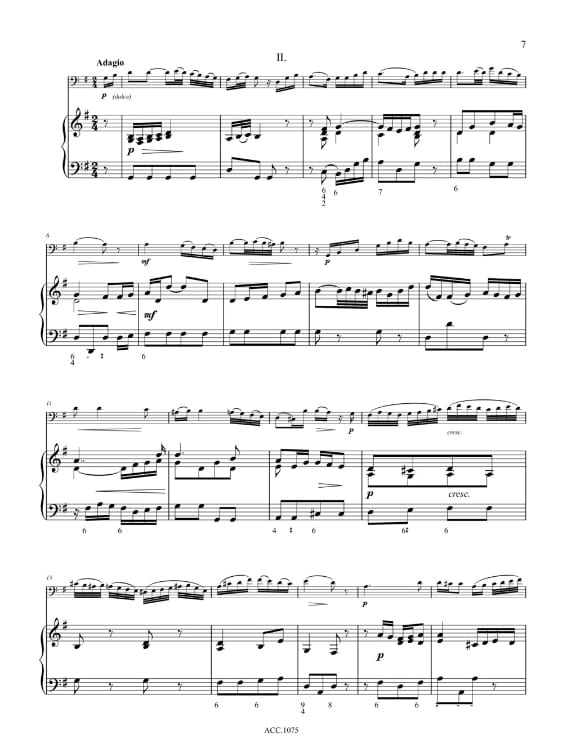 Sonata in G minor op. 24 N°5 - DEVIENNE - Partition - Basson