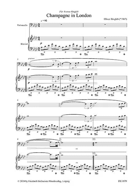 Beziehungsweisen - Oliver Ringleb - Partition - Violoncelle
