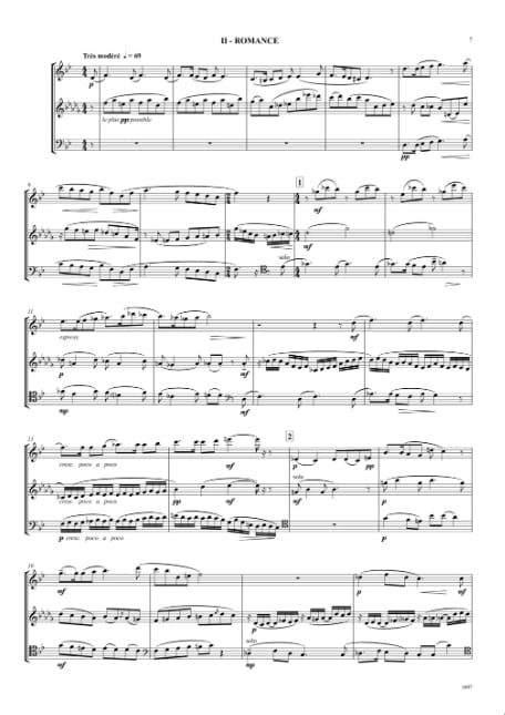 Trio - Conducteur et parties - Georges Auric - Partition - Trios