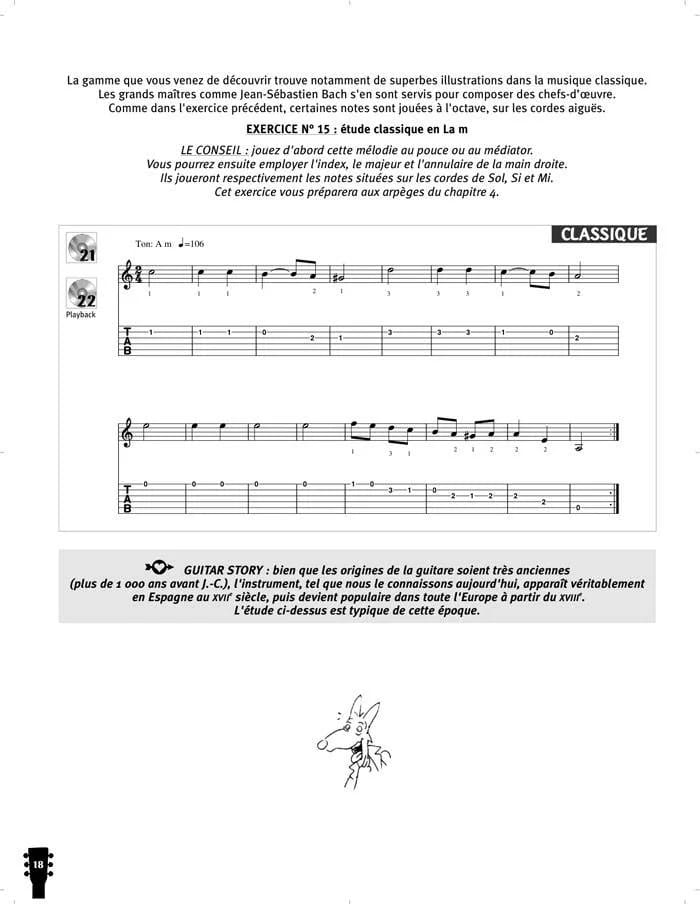 Débutant Guitare Acoustique - Jean-Jacques Rébillard - Partition