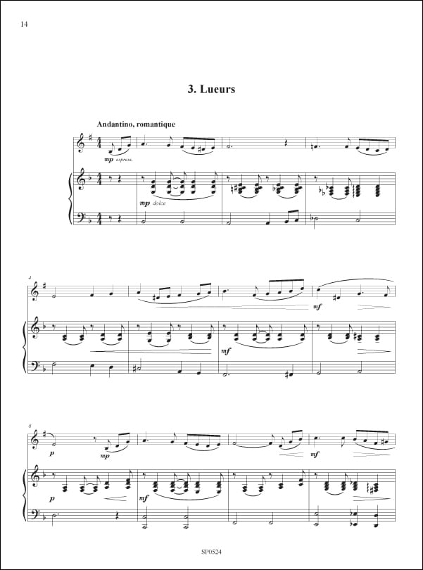 Mélodies - Adrien Ledoux - Partition - Saxophone