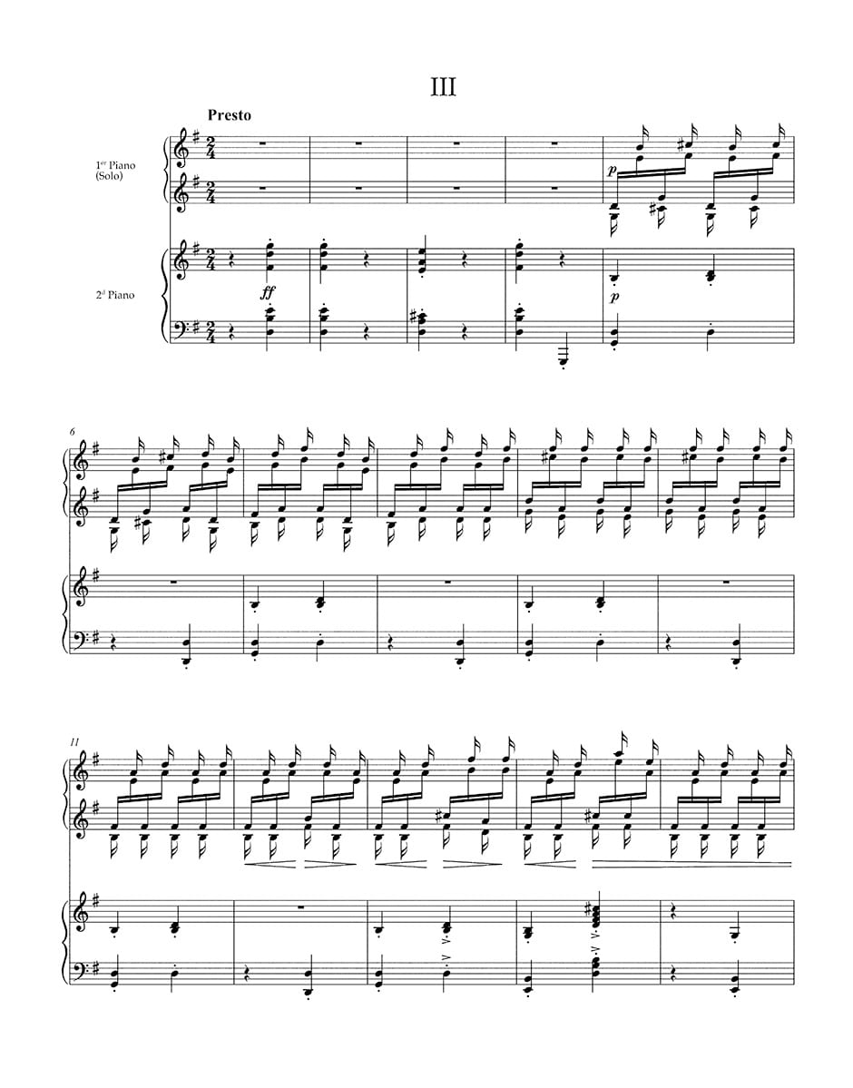 Concerto en Sol - RAVEL - Partition - Piano