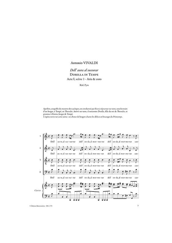 Extraits d'opéras : Duos, Trios, Chœurs - VIVALDI - Partition - Duos