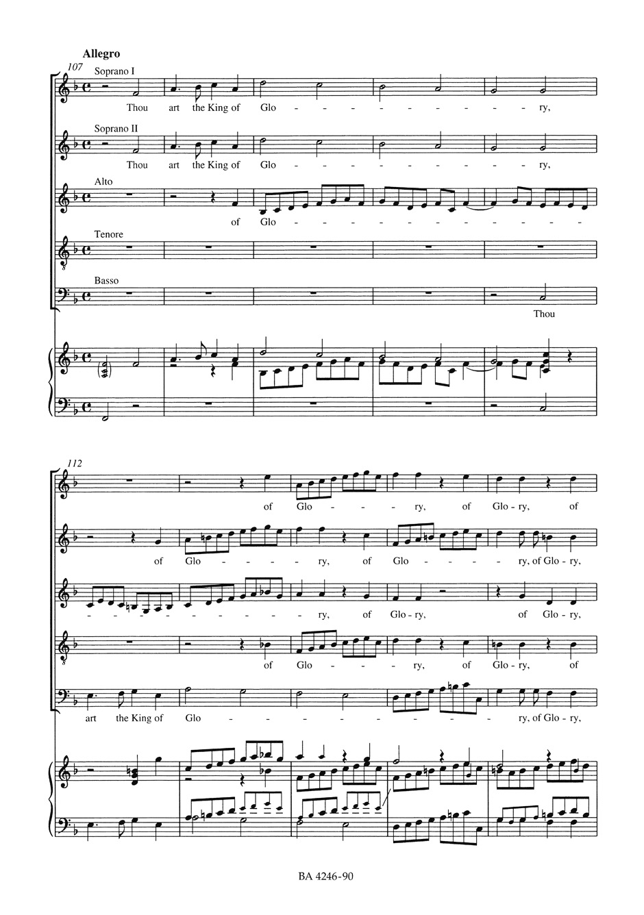 Utrecht Te Deum HWV 278 - HAENDEL - Partition - Chœur