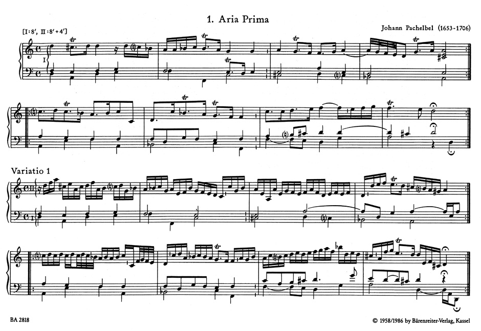 Oeuvre Pour Orgue Volume 10 - Hexachordum - PACHELBEL - Partition