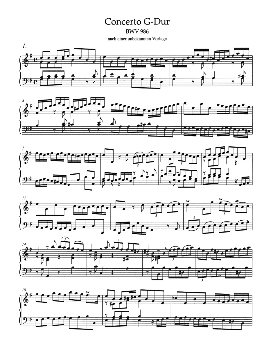 5 Concertos Et Autres Pièces - BACH - Partition - Piano