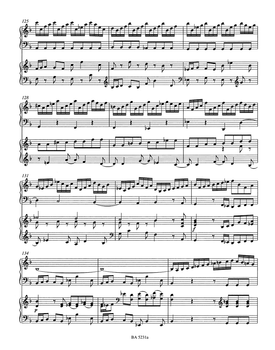 Concerto En Ré Mineur BBWV 1052a - Carl-Philipp Emanuel Bach
