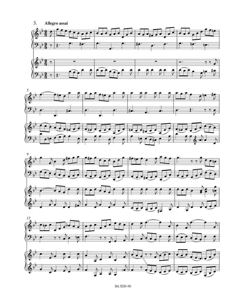 Concerto Pour Clavier En Sol Mineur Bwv 1058 - BACH - Partition