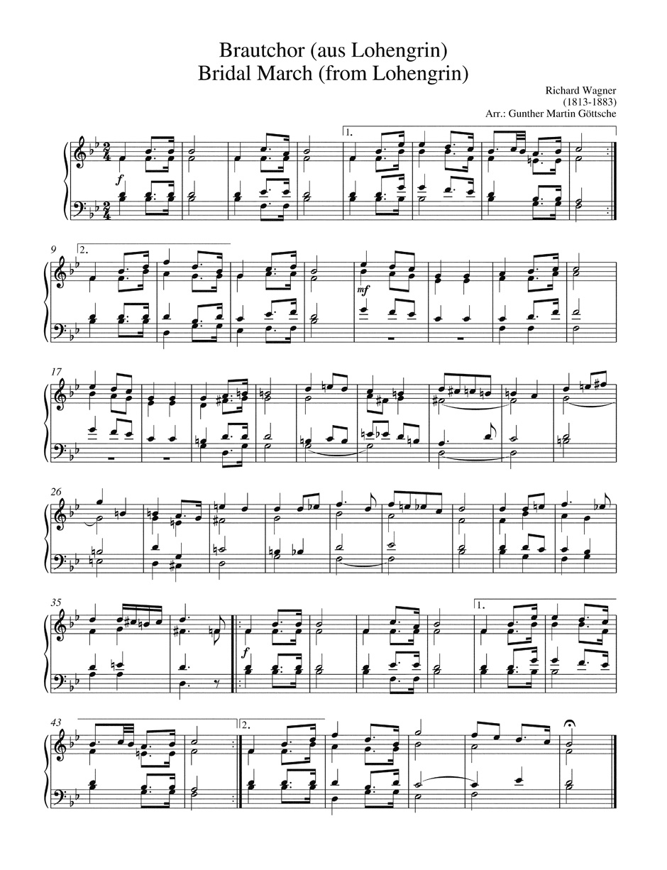 Musique d'orgue pour le Mariage - Partition - Orgue