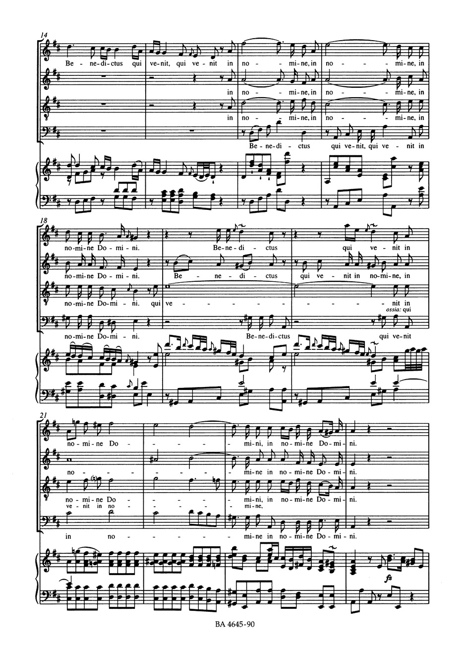 Messe Saint Nicolas - Choeur Hob 22-6 - HAYDN - Partition - Chœur