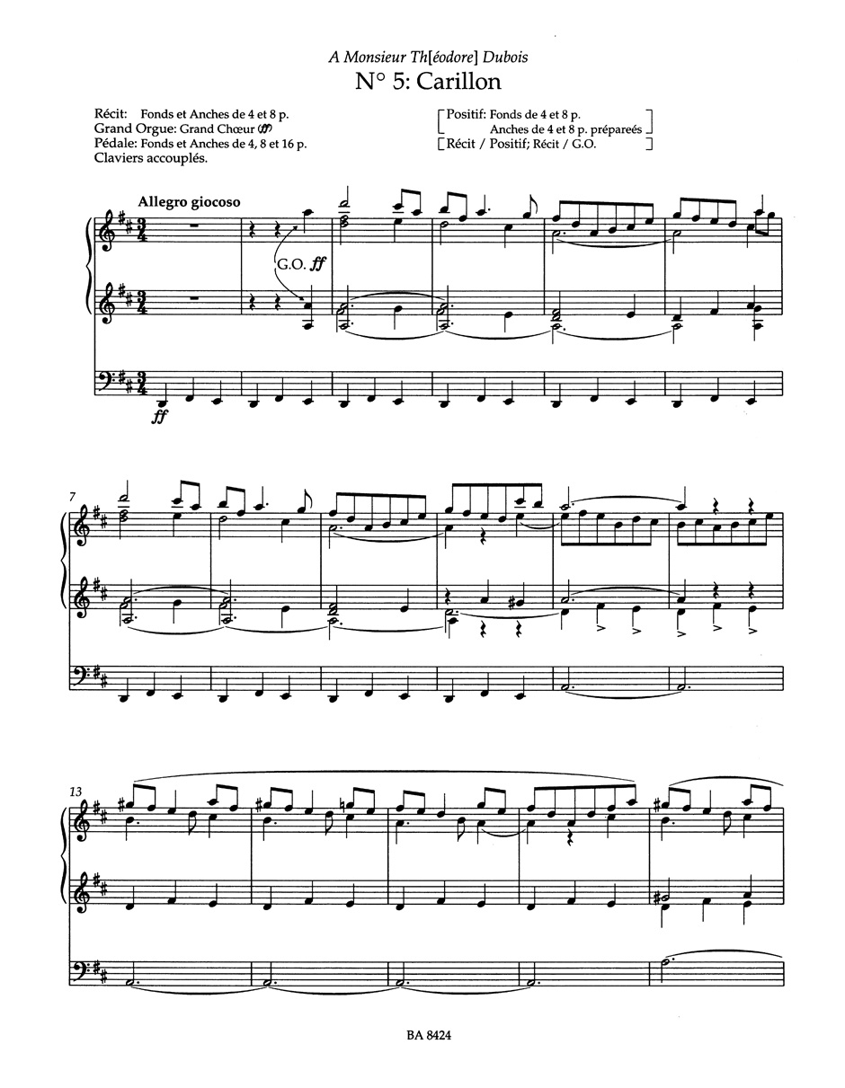 Oeuvre D'orgue Volume 1 - Léon Boëllmann - Partition - Orgue