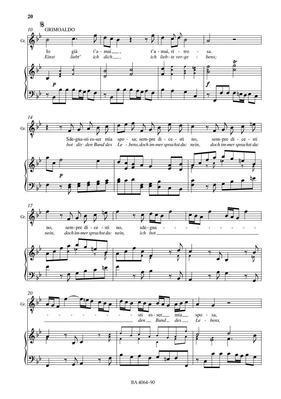 Rodelinda, Regina De' Longobardi. HWV 19 - HAENDEL - Partition