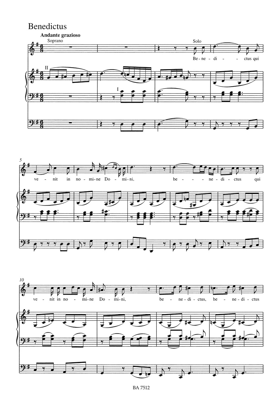 Messe En Sol Majeur D 167 Arrangement - SCHUBERT - Partition - Chœur