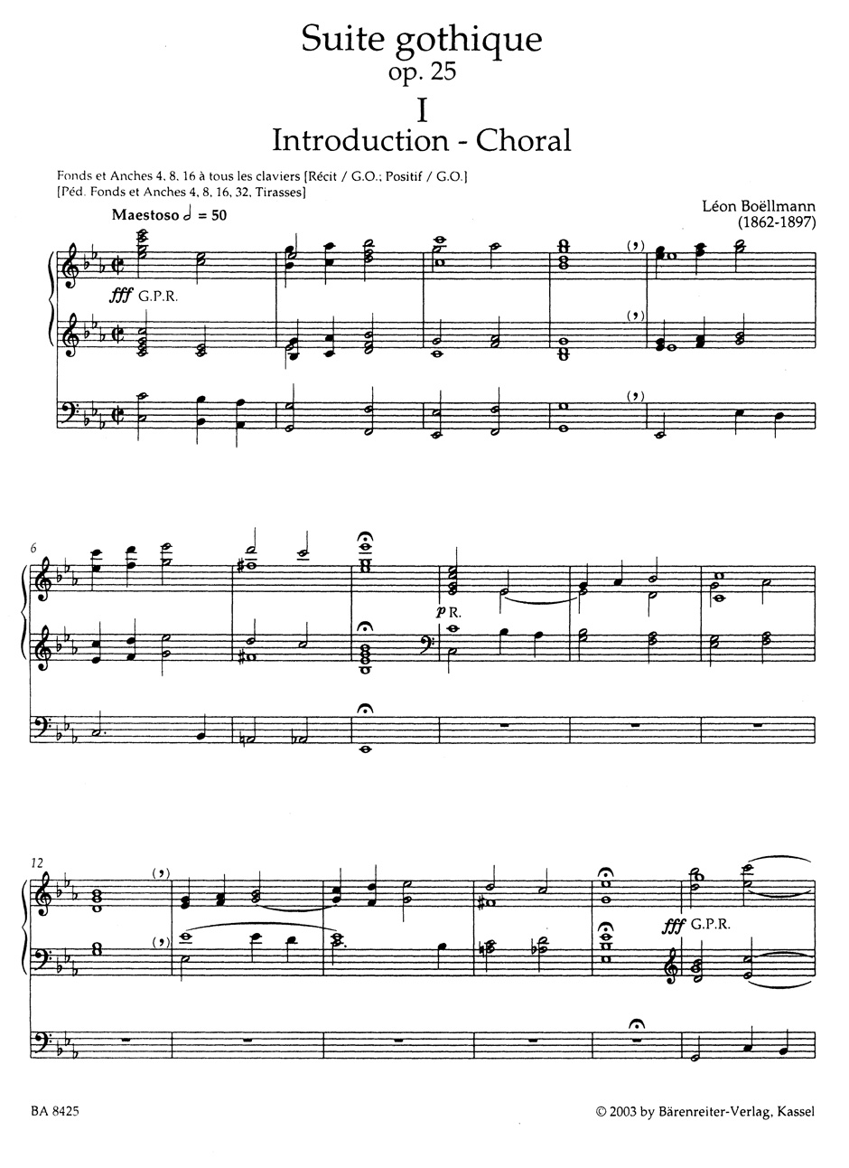 Oeuvre d'Orgue Volume 2 - Léon Boëllmann - Partition - Orgue