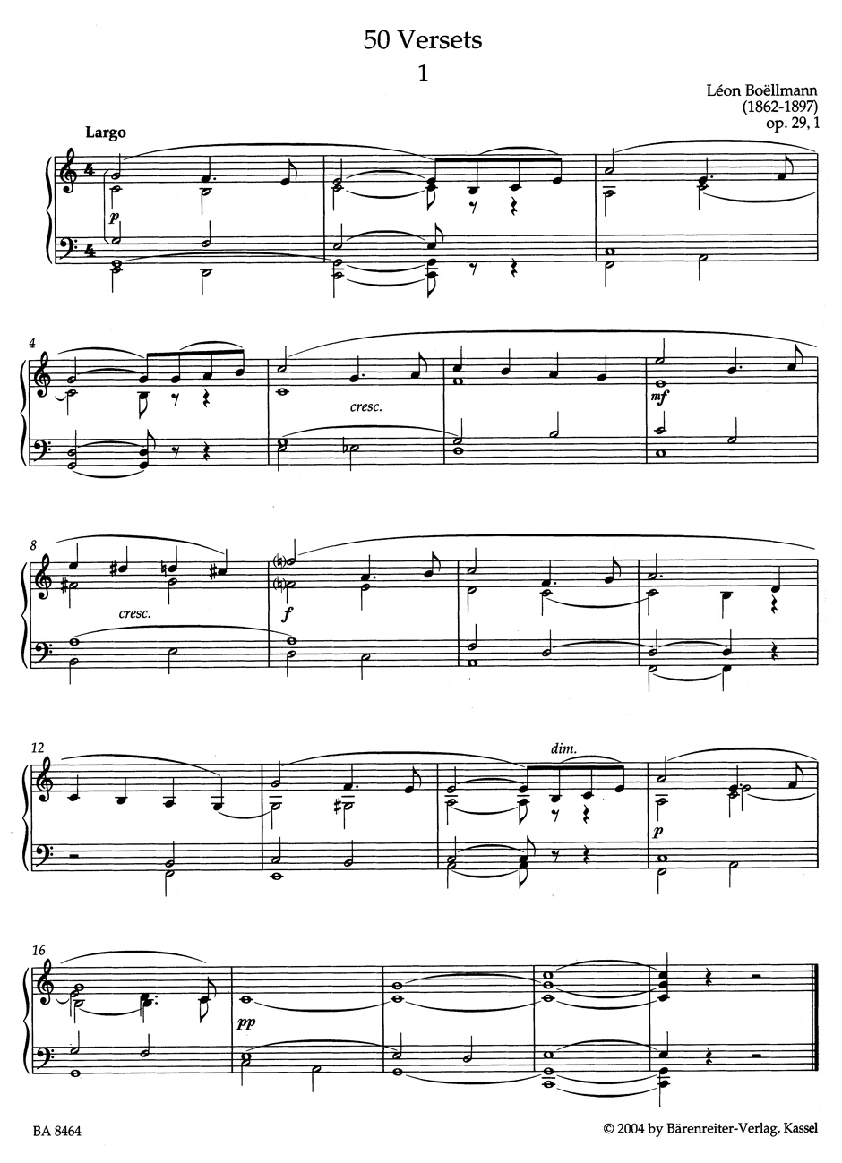Oeuvre d'Orgue Volume 3-3 - Léon Boëllmann - Partition - Orgue