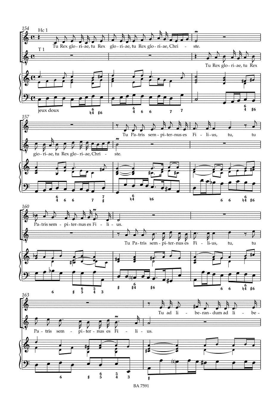 Te Deum - CHARPENTIER - Partition - Chœur