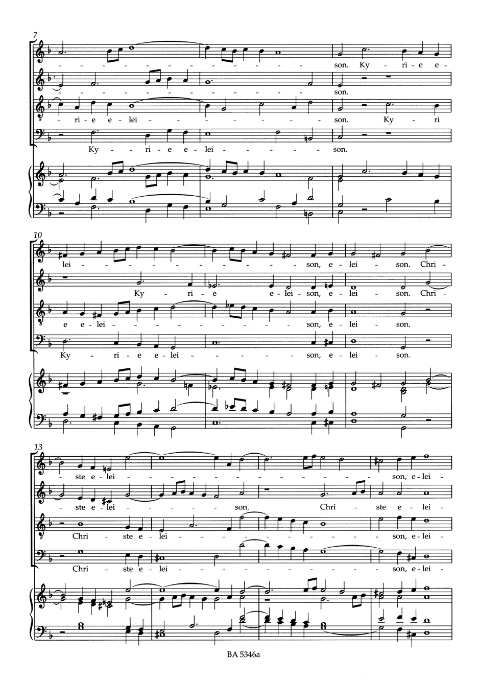 Kyrie En Ré Mineur KV 90 - MOZART - Partition - Chœur