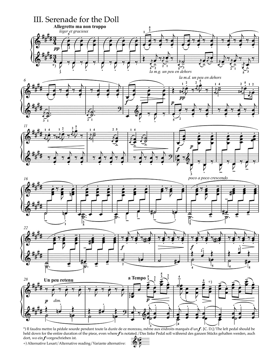 Children's Corner - DEBUSSY - Partition - Piano