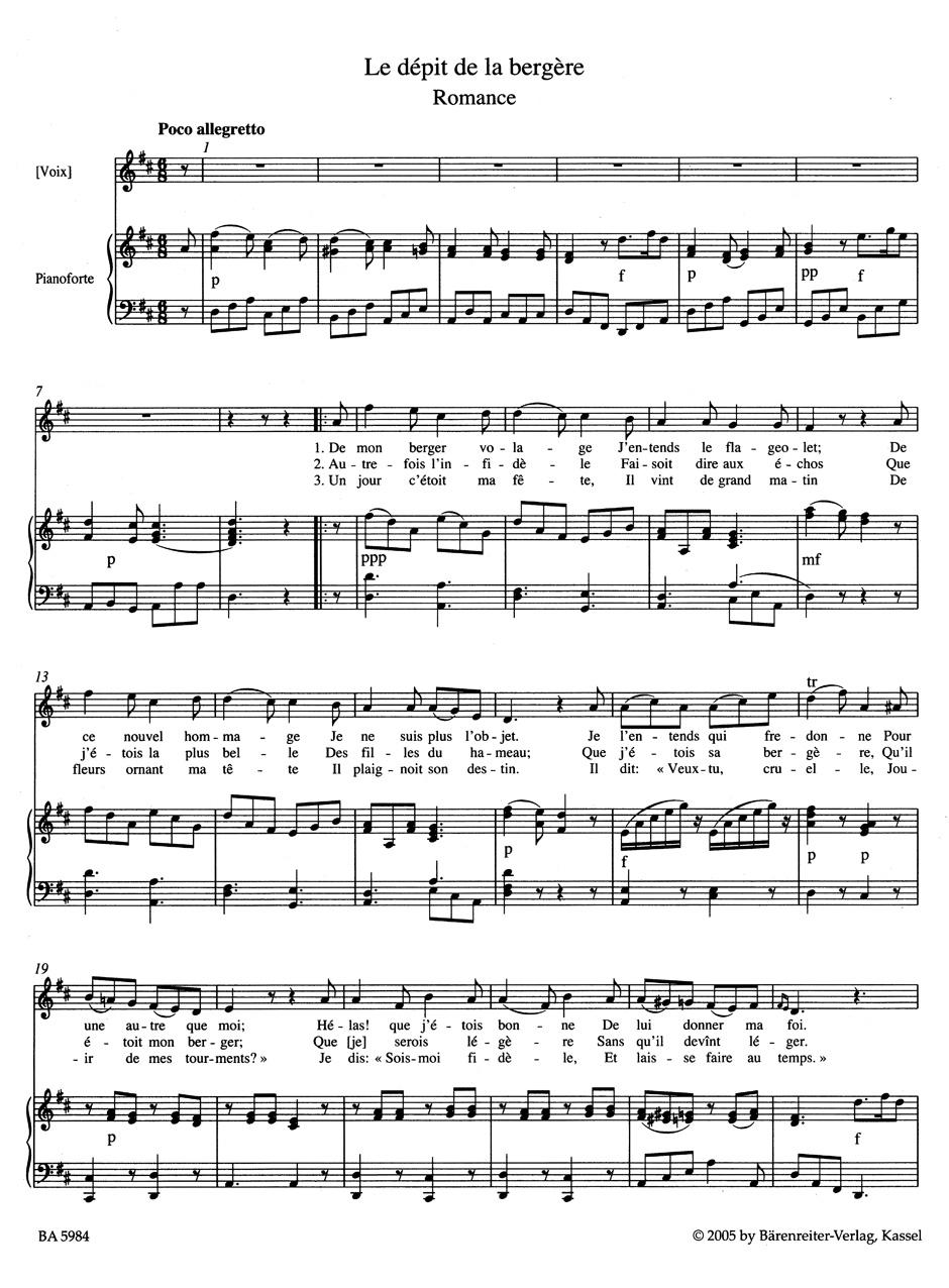 Mélodies Volume 1. Voix Haute - BERLIOZ - Partition - Mélodies