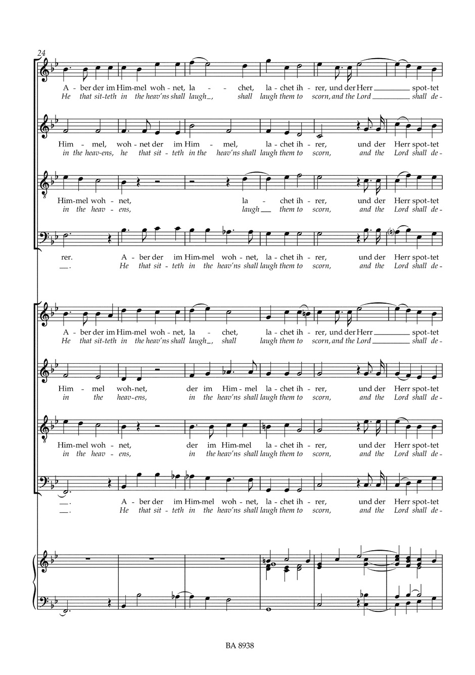 Warun Toben Die Heiden - MENDELSSOHN - Partition - Chœur