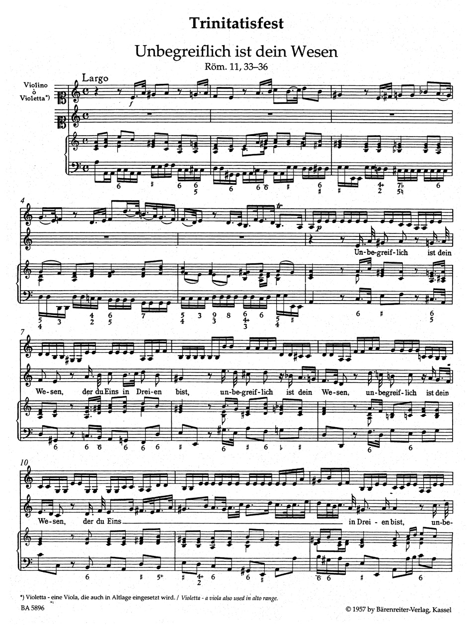 Harmonischer Gottesdienst Volume 3 Voix Moyenne - TELEMANN - Partition