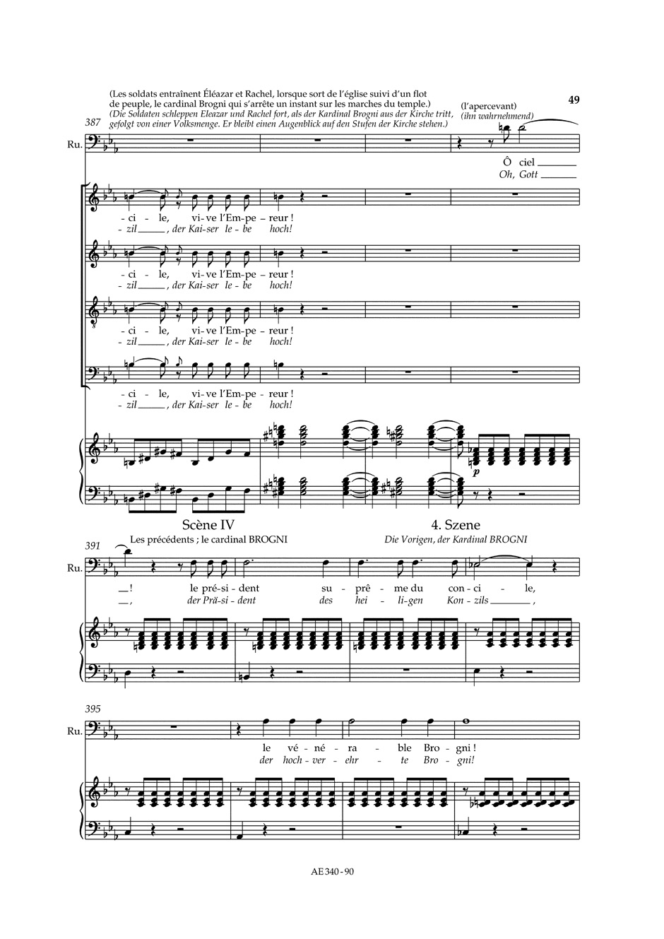 La Juive - Fromental Halévy - Partition - Opéras
