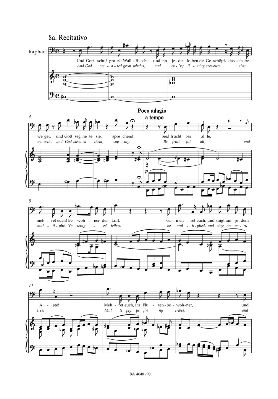 La Création - Choeur - HAYDN - Partition - Chœur