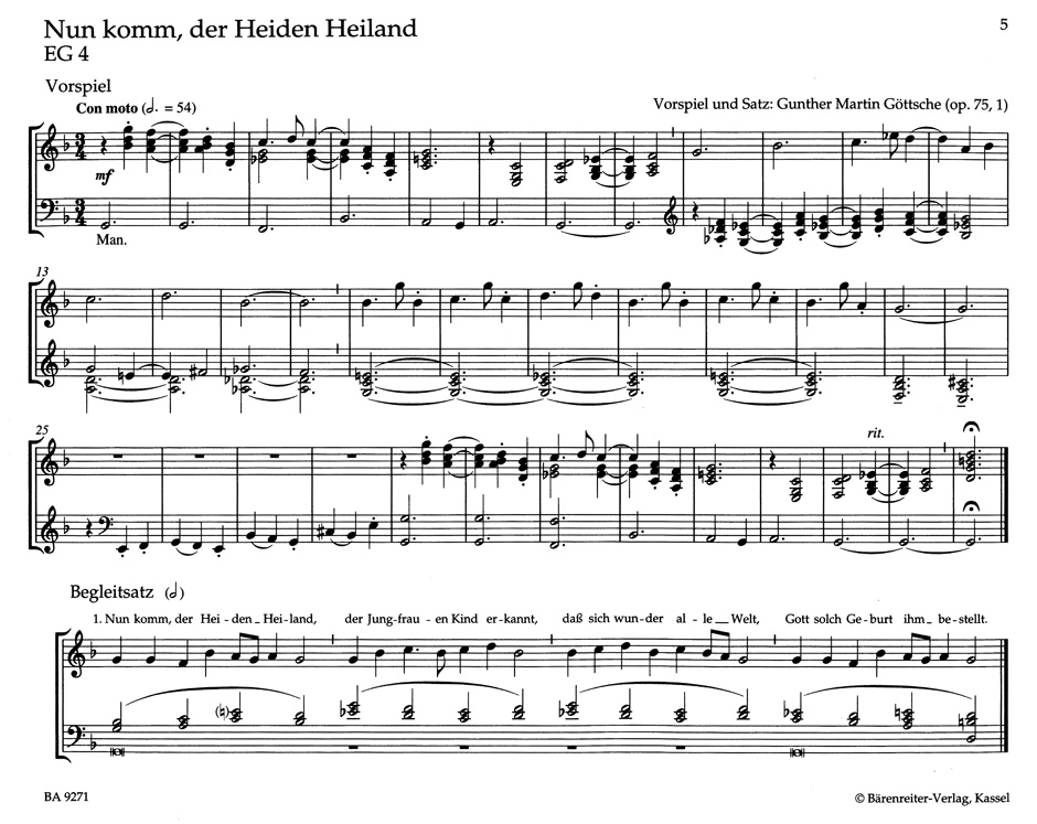 Kleine choralvorspiele und begleitsätze