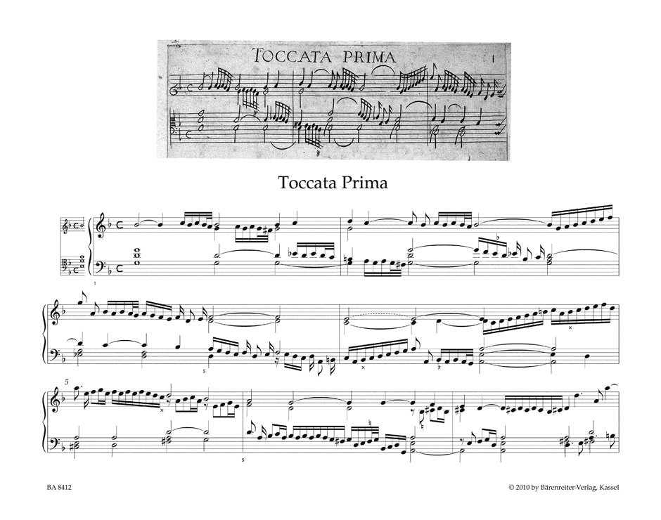 Oeuvres pour Orgue et Clavier. Volume 1-2 - FRESCOBALDI - Partition