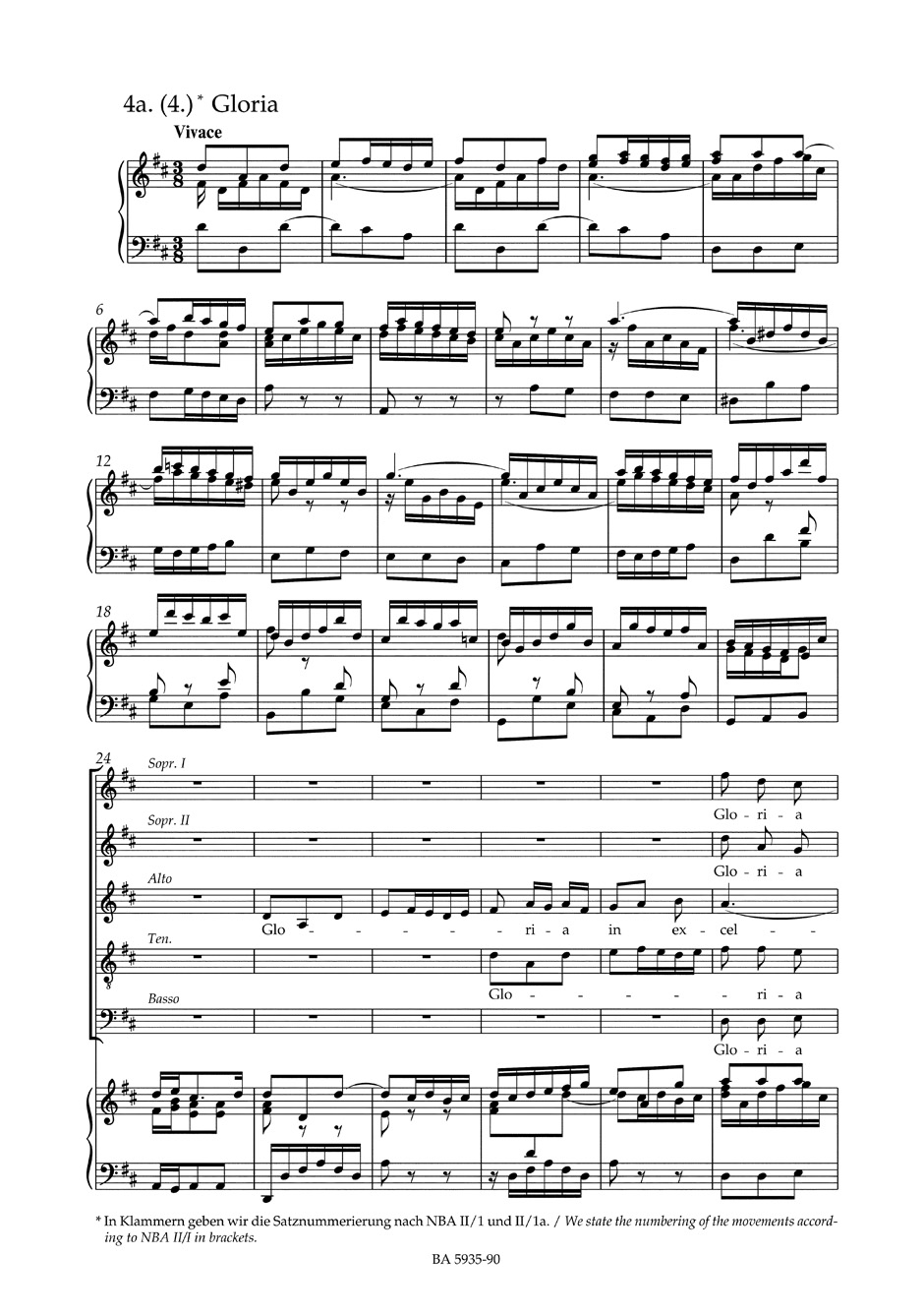 Messe en Si Mineur - BACH - Partition - Chœur