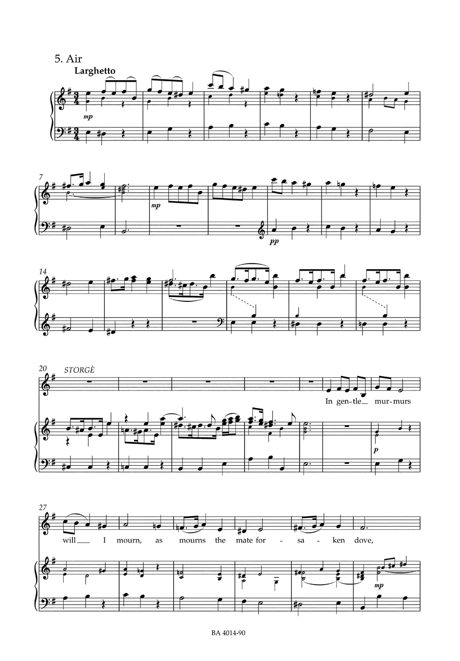 Jephtha - HAENDEL - Partition - Chœur