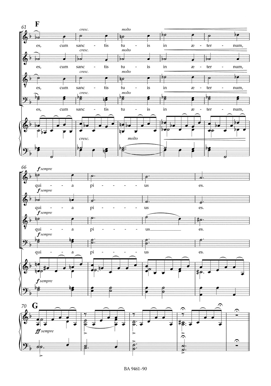 Requiem - FAURÉ - Partition - Chœur