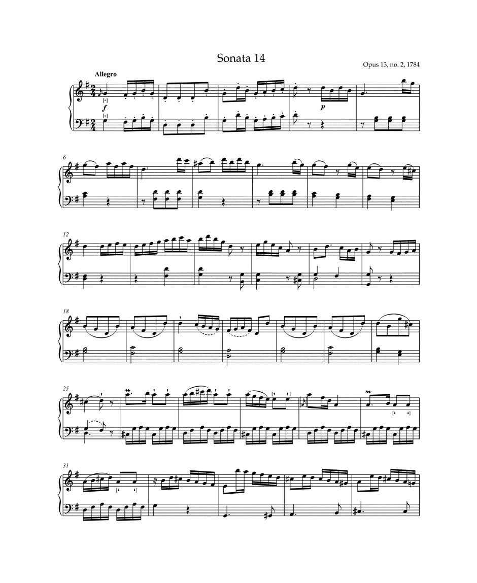 Sonates pour Clavier - Volume 2 - Leopold Antonin Kozeluch - Partition