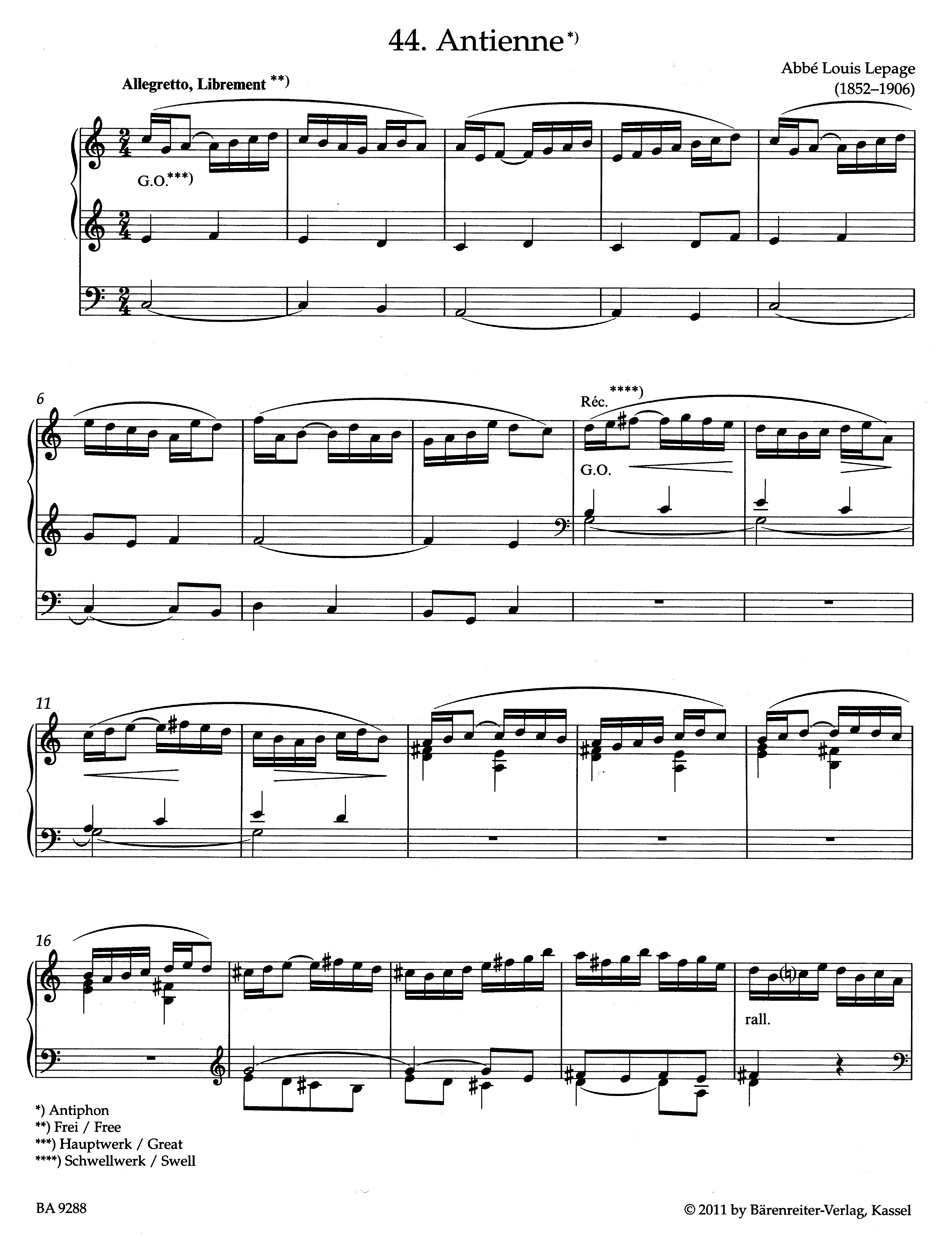 Sonntagsorgel, Volume 2 - Musique Méditative, Pastorales - Partition