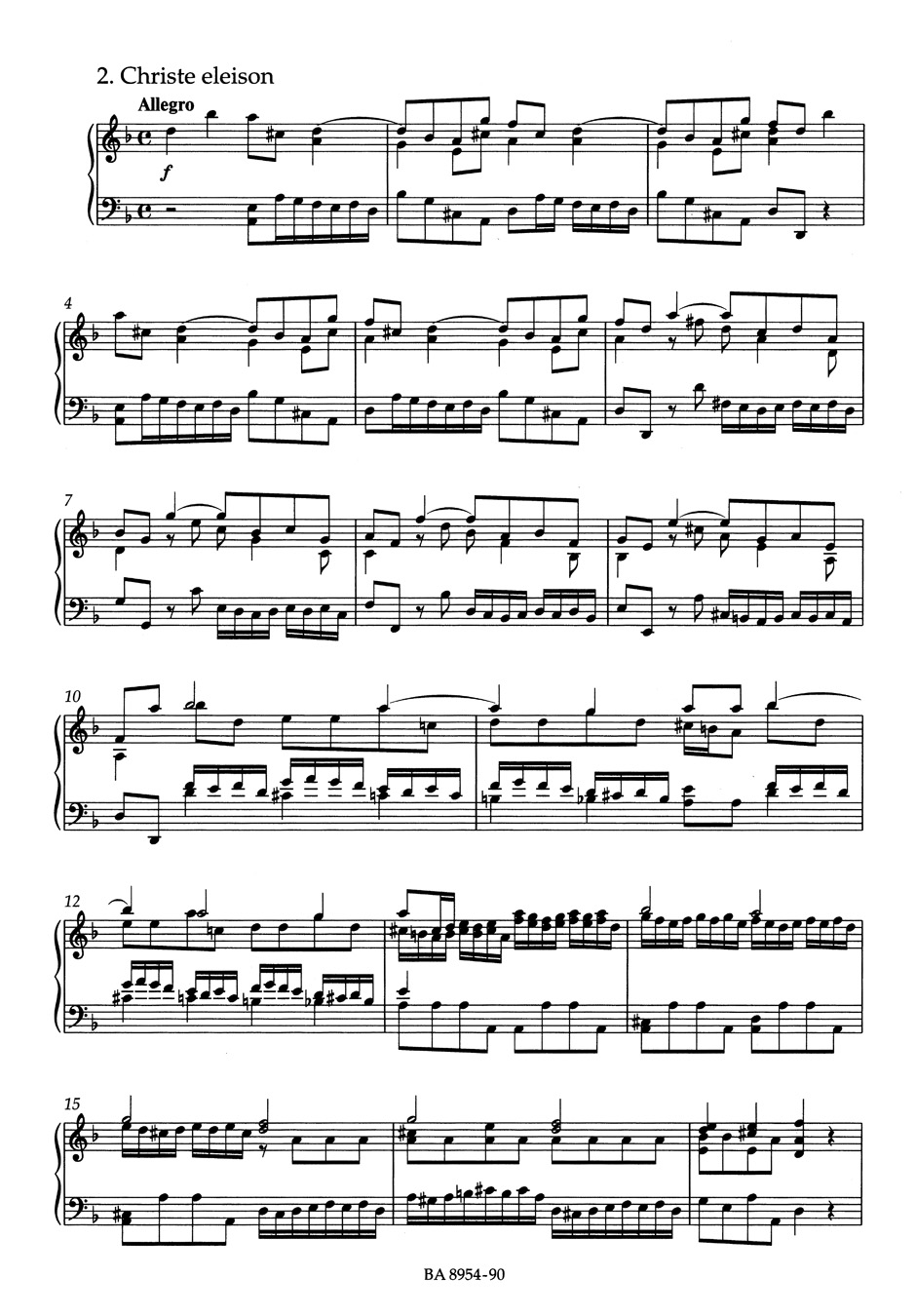 Kyrie - RV 587 - VIVALDI - Partition - Chœur