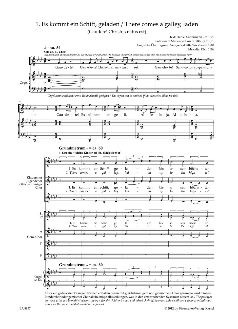 Six Motets pour le Temps de Noël - Partition - Chœur