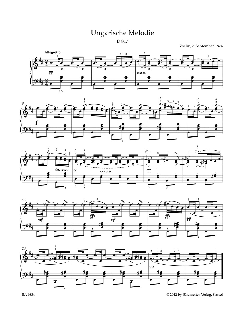 Late Piano Pieces - SCHUBERT - Partition - Piano