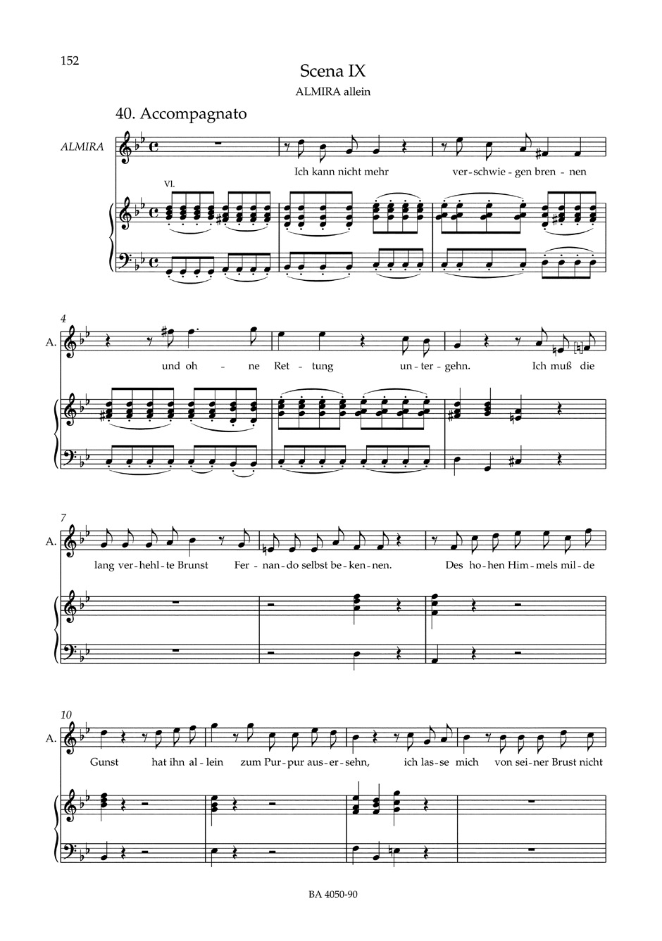 Almira - HAENDEL - Partition - Opéras