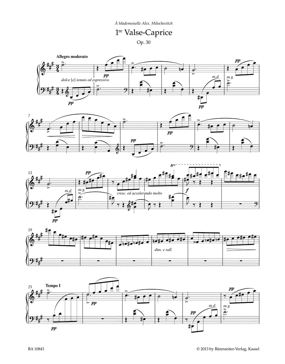 Valses-Caprices - FAURÉ - Partition - Piano
