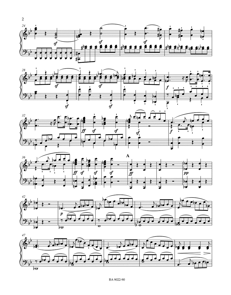 Concerto Pour Piano n° 2 op. 19 En Si Bémol Majeur - BEETHOVEN