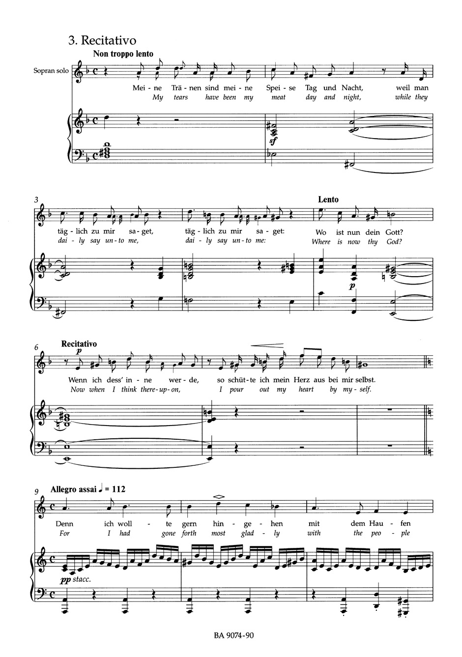 Psaume 42 - Choeur - MENDELSSOHN - Partition - Chœur
