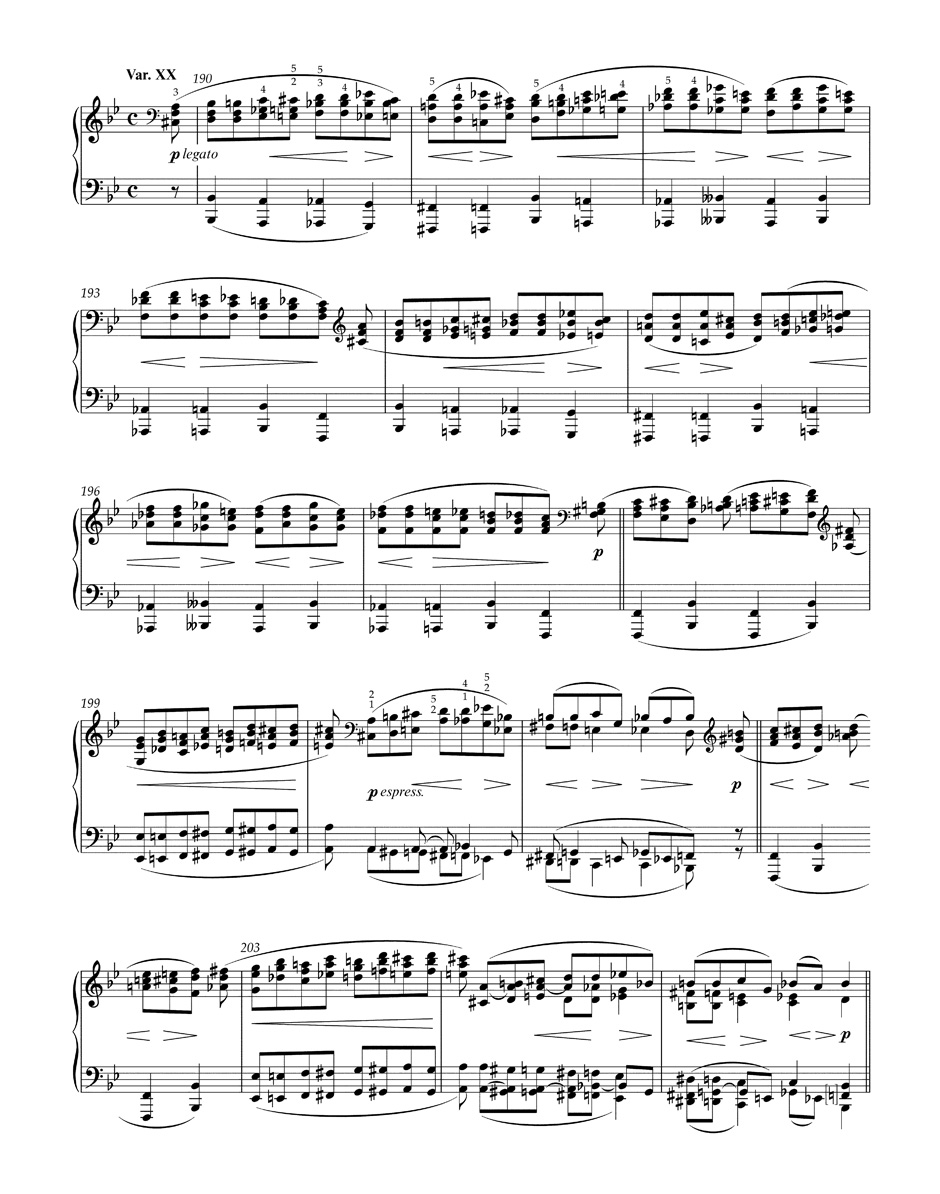 Variations et fugue sur un thème de Haendel op. 24 - BRAHMS