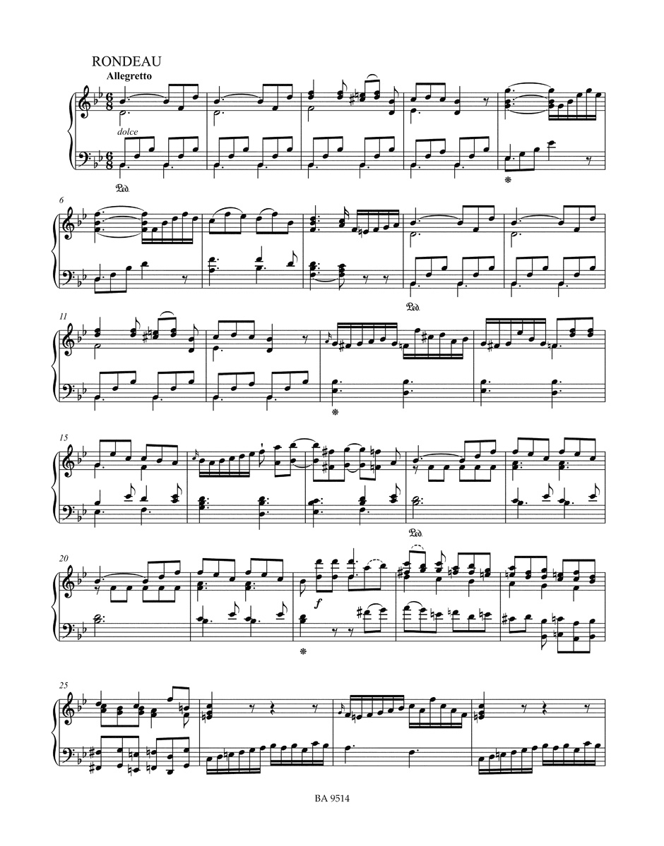 Sonates pour clavier. Volume 4 - Leopold Antonin Kozeluch - Partition