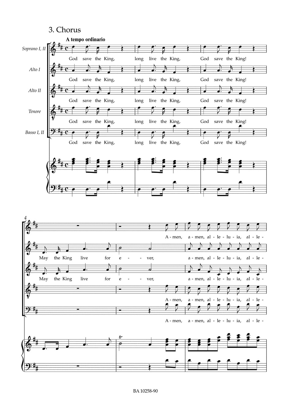 Zadok the Priest - Choeur - HAENDEL - Partition - Chœur