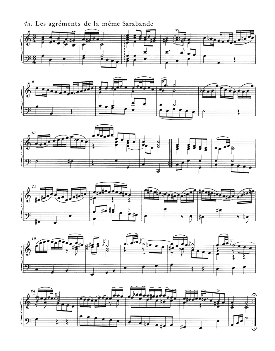 6 Suites Anglaises - BACH - Partition - Piano