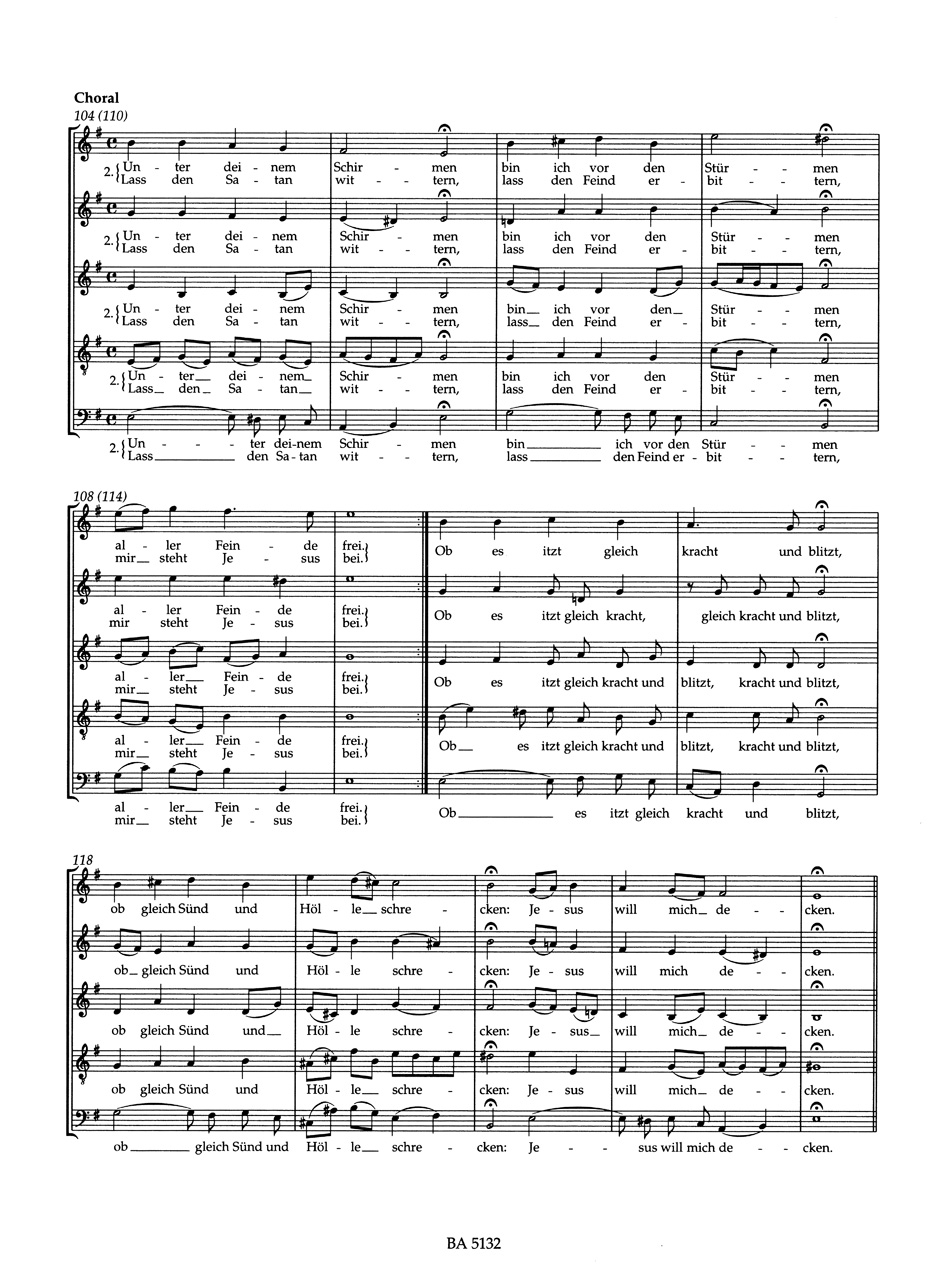 Motet N° 3. Jesu, Meine Freude BWV 227 - BACH - Partition - Chœur